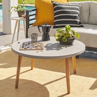 Atra 32" Outdoor Coffee Table - Concrete