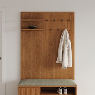 Kouva 47" Wall Panel - Smoked Oak
